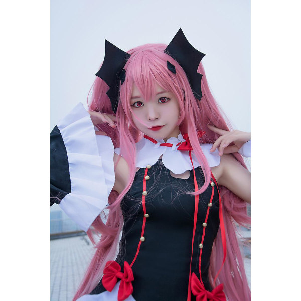 Seraph Of The End Owari Ei Seraph Krul Tepes Cosplay -asu univormu peruukki Cosplay Anime Witch Vampire Halloween -asu naisille XL