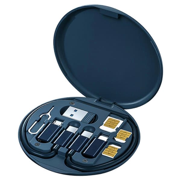 5-i-1 Multifunktionell Laddningskabel Kit för Telefon Kontor USB Type-C 480Mbps