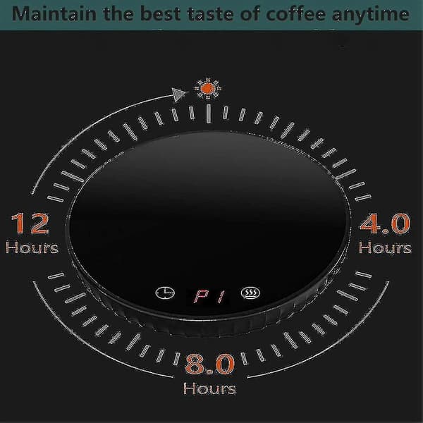 Elektrisk kaffe mjölk dryck te värmare pad kopp mugg värmare med timerinställning TY
