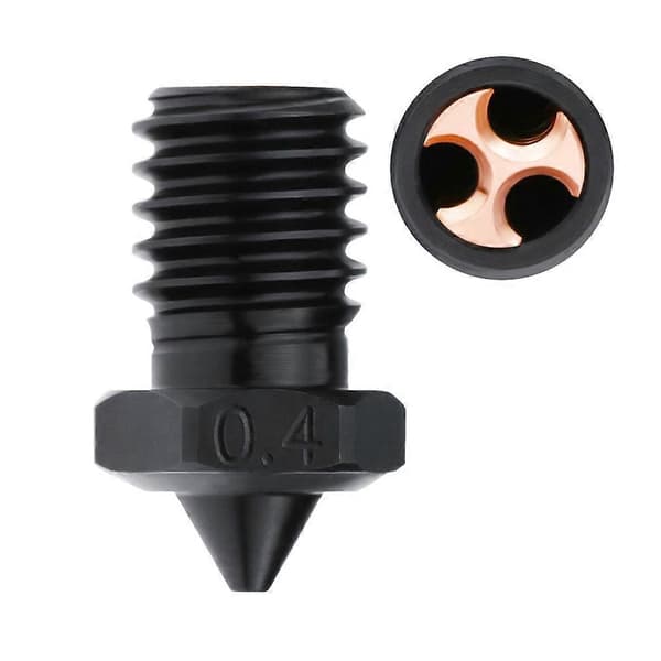Clone-CHT Härdat Stål Munstycke för E3DV6 Hot End 3D-utskrift 0.4 0.6 0.8mm