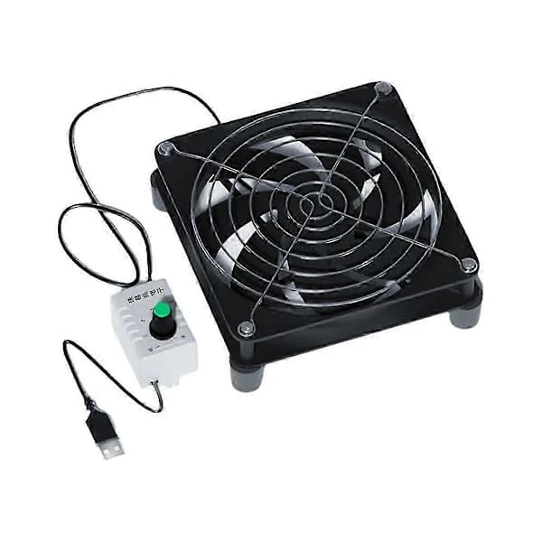 USB 5V køleventilator, kraftig luftstrøm, hurtig varmeafledning, 120 mm køleventilator.