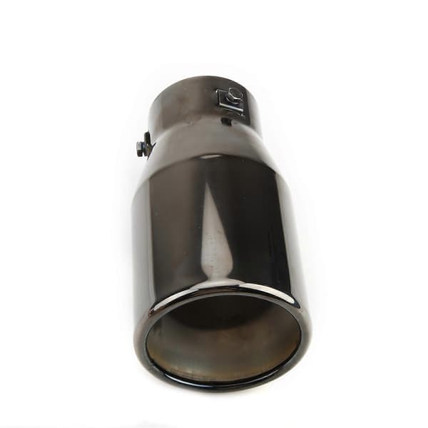 70 mm Titanium Sort Udstødningsrør Hale Hals Lyddæmper Spids Bil Modificerede Dele