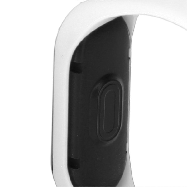 Mini Elektronisk Barnklocka Röd LED Enkel Student Sport Elektronisk Klocka med Silikonarmband Vit