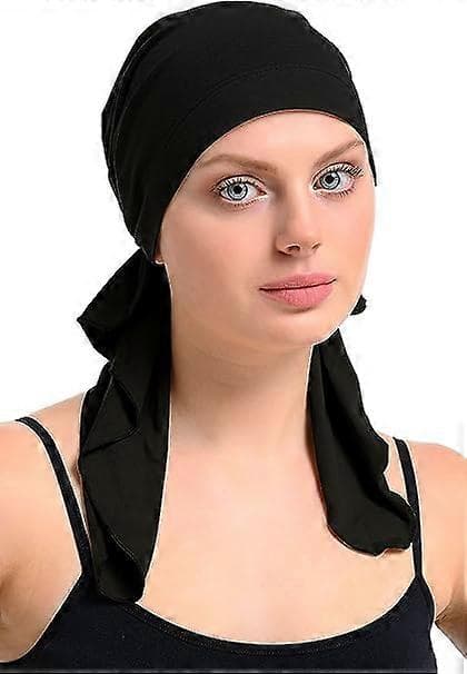 Bambu och Bomull Kemoterapi Huvudbonad Håravfall Anpassad Förbunden Bandana