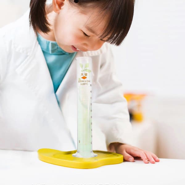 500ml Mätcylinder Laboratorium Graderad Cylinder Glas Mätverktyg