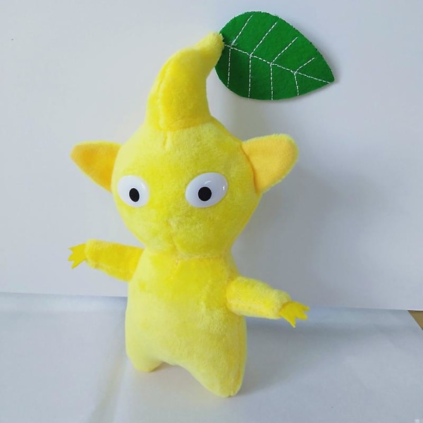 Peli Pikmin täytetyt pehmolelut Flower Bud Leaf Pehmo nukke Sarjakuva Pehmo lapsille Lahja Auburn