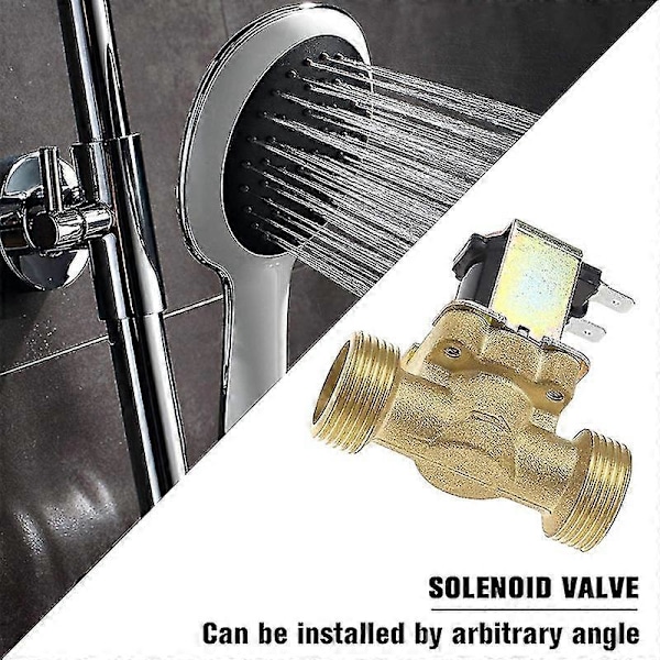 Vattenventilomkopplare G3/4 tum mässingssolventil AC220V för värmare