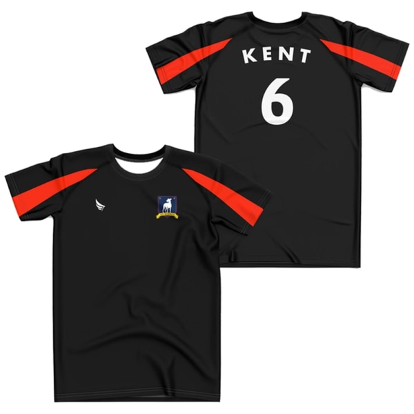 Musta Ted Lasso Kausi 3 T-paita AFC Richmond Football Jersey Cosplay Rojas Mcadoo Uniform 3D-setit miehille ja naisille T-paita 6XL ETHHE232811L L