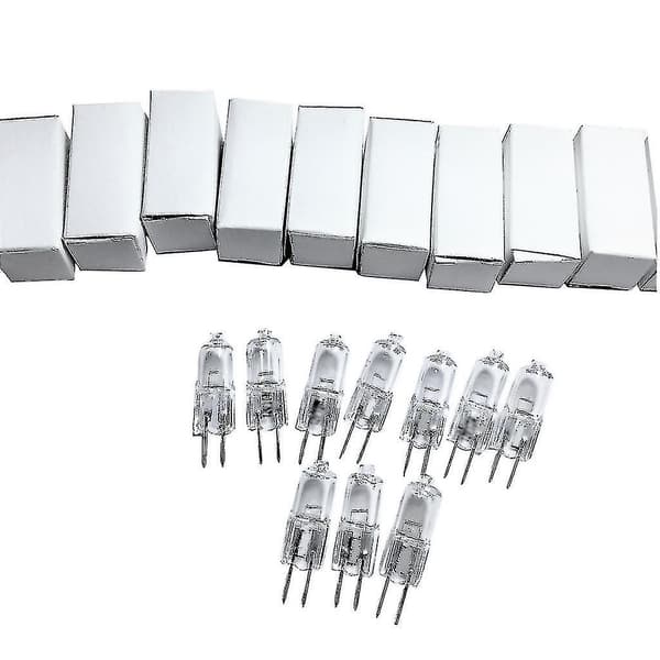 10-pack Super Bright G4 6V 10W Volfram Halogen Bas Glödlampa