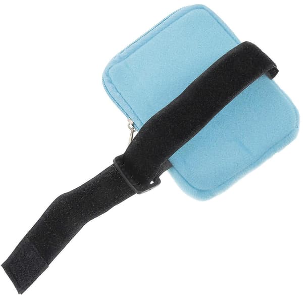 Bärbar vattenflaskväska för utomhusbruk, multifunktionell blixtlåsficka blå 14X10,5cm flaskförvaring 1 set