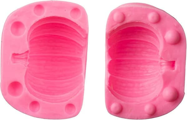 3D gresskar silikonform for kakedekorasjon