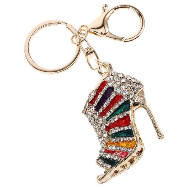 Nyckelring med Hög Klack Multi Färgad Zinklegering Modeaccessoar 1-pack