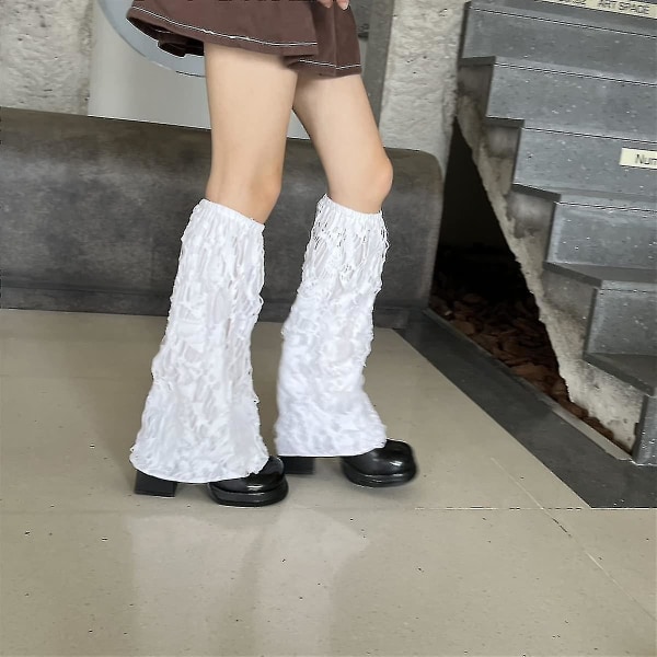 Pt jalanlämmittimet Ascergery-naisille 80-90-luvun gootti-jalanlämmittimet tytöille Kawaii japanilaistyylinen neule