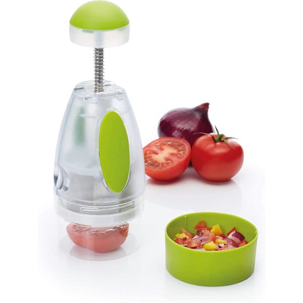 Kitchen Craft Healthy Eating Mini Manuell Matkutter/Løkkutter, Flerfarget