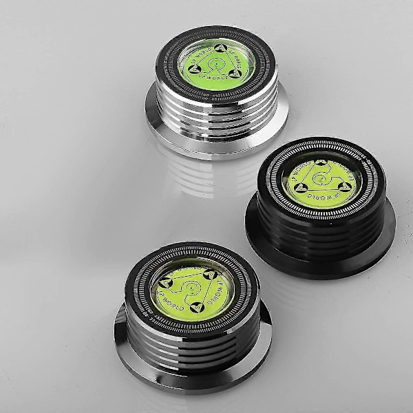 Universal 60hz LP Vinyl Platespiller Disk Platespiller Stabilisator Med Nivå Aluminium Legering Vekt Cl