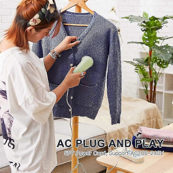 LN-Tilfeldig farge stoffshaver og nuppefjerner med utskiftbare rustfrie stålblader - USB Plug and Play & Tilfeldig farge genser barberhøvel hårfjerner,