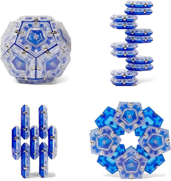 Magnetisk fidgetball for barn, Blå
