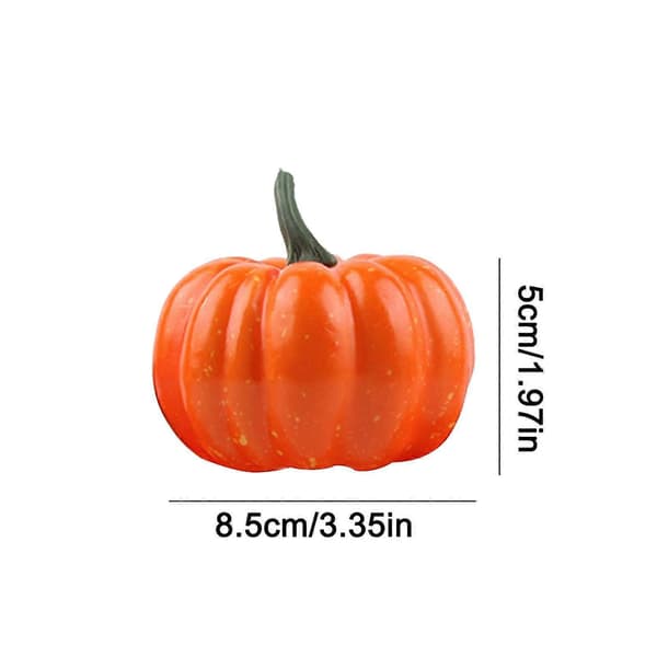 Sæsonbestemt & Julepynt 8 stk. Kunstige Græskar Mini Fake Græskar Græskar Til Halloween Klembar Dekompression Q