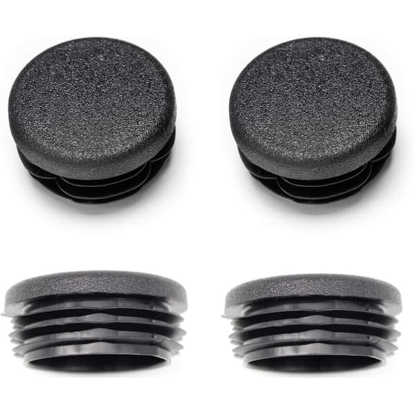 Sæt med 4 lamelpropper, diameter 14 mm, polyethylenplast, til stål- og aluminiumsrør, møbelgulvbeskyttelse