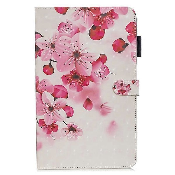 PU Læder Tablet Cover med Mønsterprint [Wallet Stand] Kompatibel med iPad 9.7-tommer (2018) (2017) (2016)/iPad Air 2, Etc Red