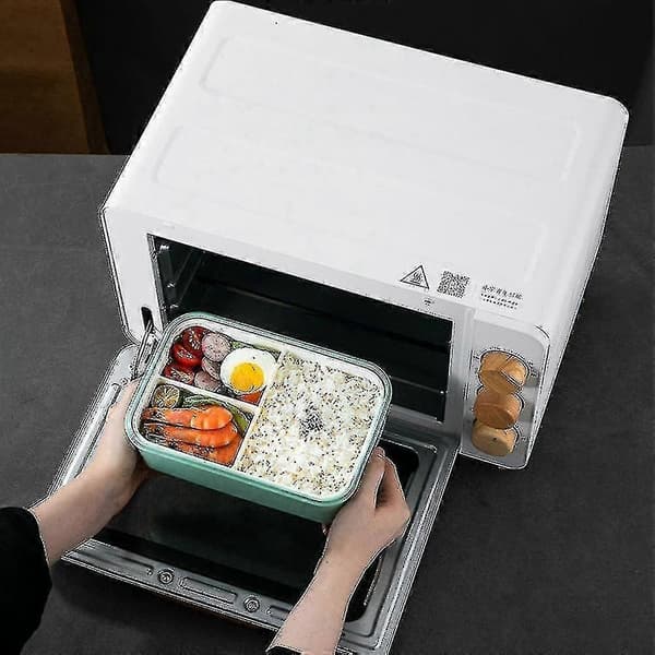 Matboks 1400ml Matboksbeholder Bento Bokser (grønn)