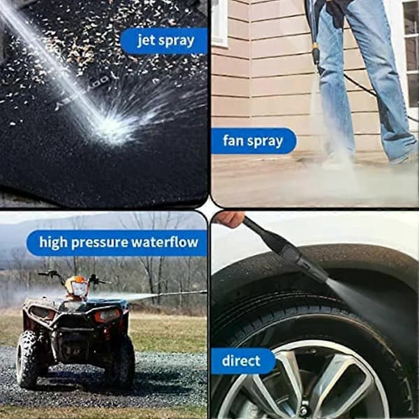 Högtrycksspruta för Kärcher K2 K3 K4 K5 K6 K7 Justerbart sprutmunstycke Högtryckstvätt Tillbehör