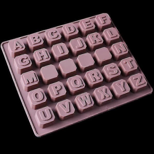 26 Engelsk Alfabet Kage Silikoneform cy
