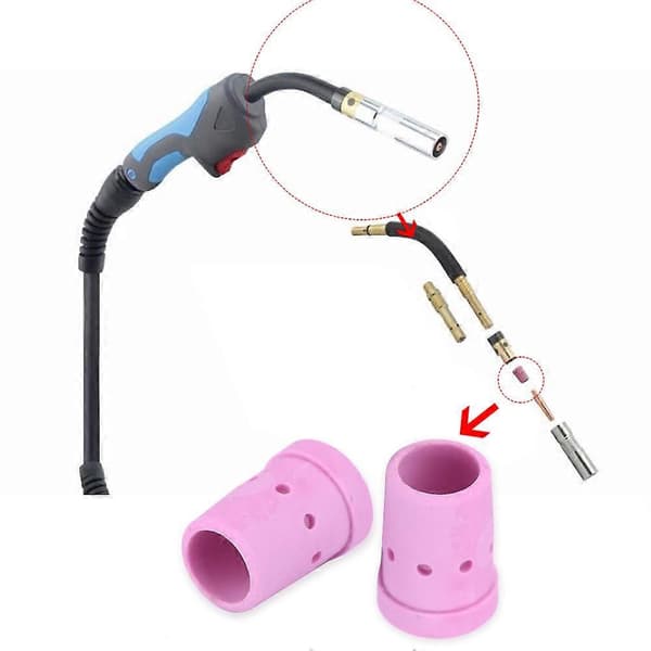 För Panasonic Typ 350A MIG MAG Luftkyld Svetspistol Gas Diffuser 20ST 350A