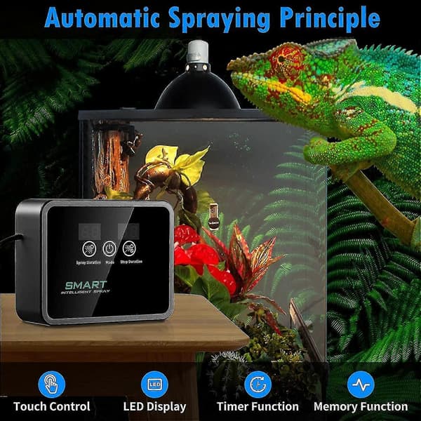 Intelligent Reptil Dimmsystem, Automatiskt Terrarium Dimmsystem, Regnskogs Dimmsystem, Inomhus Växtbevattningssystem