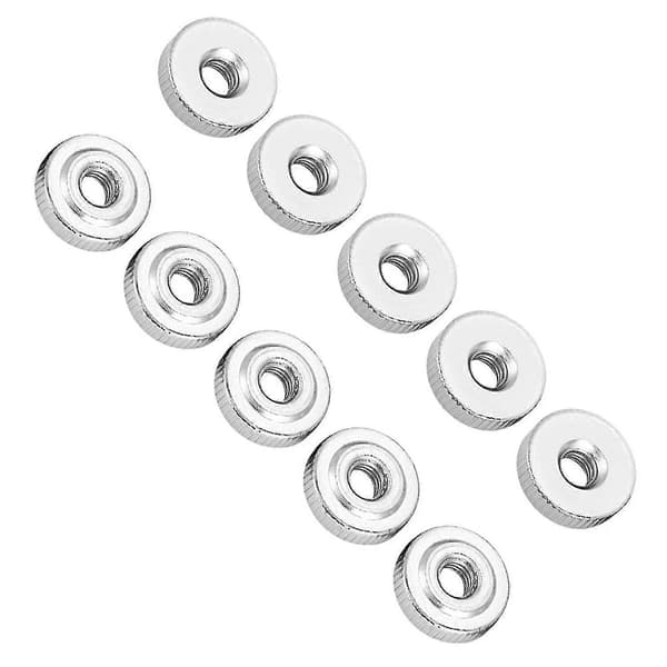 10st Räfflade Muttrar, Runda Räfflade Muttrar, Gb807 M8 Kolstålshandtagsmutter Räfflade Muttrar (m8)