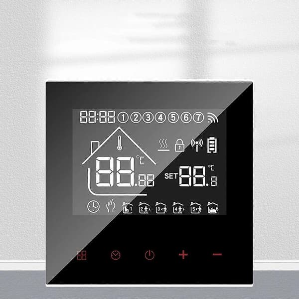 Digital Termostat Elektrisk Varme Temperaturregulator Smart Gulvvarme