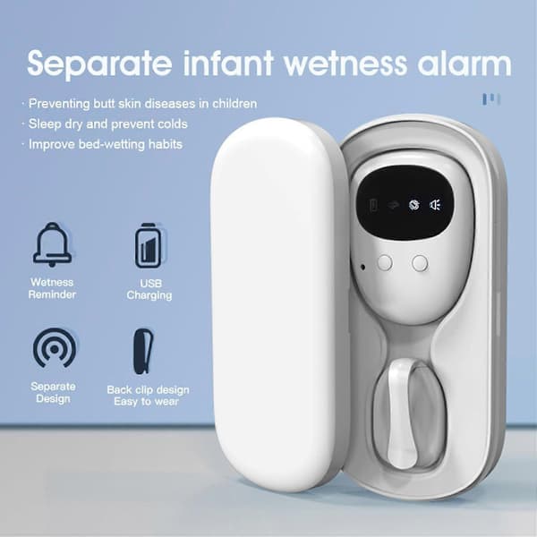 2025 Siste Modell Trådløs Sengevæting Alarm, Sengevæting Sensor Monitorer med