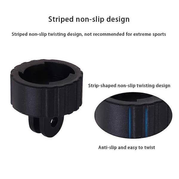 Stativfäste Adapter Kit Anslutningsbas Standard 1/4 Port Adapter för Hero 10 9