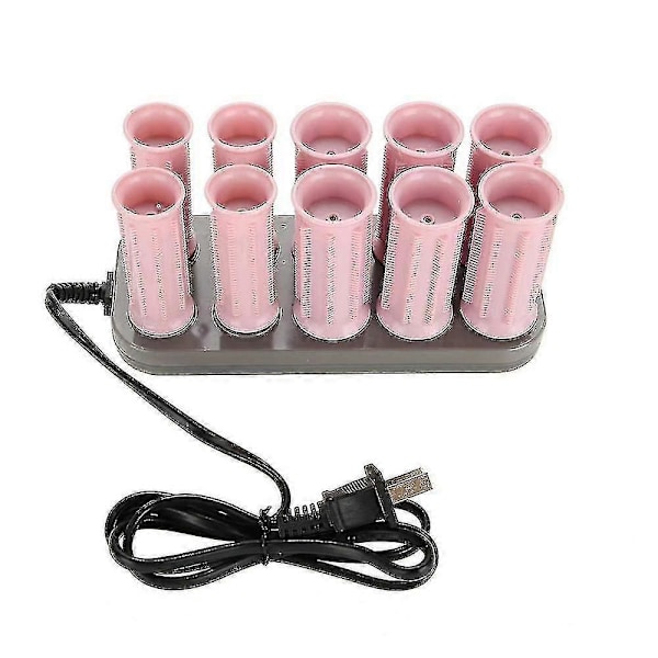 Hårstylingværktøj, 10 stk. Elektriske opvarmede ruller Krøller DIY Frisurer Hårrør (klassisk stil)