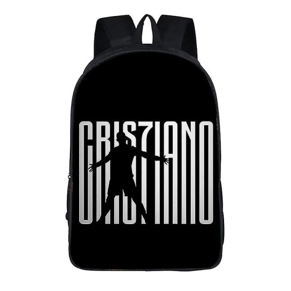 Football Star Cr7 Ryggsekk Skolesekk Travel Notebook Bag Gaver Til Barn Studenter style 1