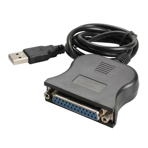 USB til 25 Pinhole Parallel Kabel DB25 Interface IEEE 1284 Printer USB2.0 Kabel 25 Hul Adapterkabel