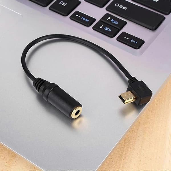 Micro USB til 3,5 mm hovedtelefon-øretelefonkabeladapterstik 3,5 lydadapter