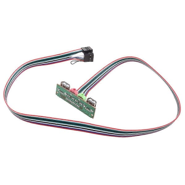 6.8CM PC Computer Kabel & Stik Kabinet Frontpanel USB/ Audio Front USB 2.0