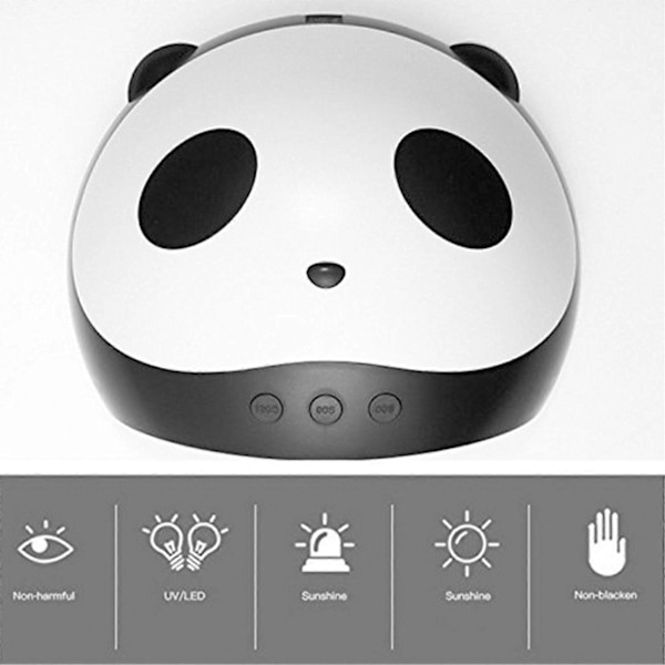 LED Neglelampe Fototerapi 12 stk. Lyschips Timer Automatisk Intelligent Negletørrer til Manicure