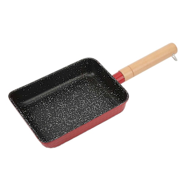 Japansk Omeletpande Hjem Mini Nonstick Pande Multifunktionel Pande Induktionskomfur Gas Universal Rød