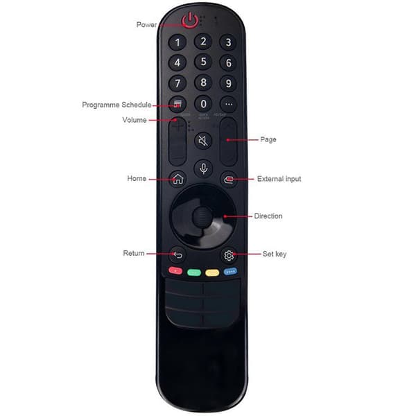 Til AN-MR21GA AN-MR21GC Magic Voice til Smart TV Udskiftningscontroller Afspiller