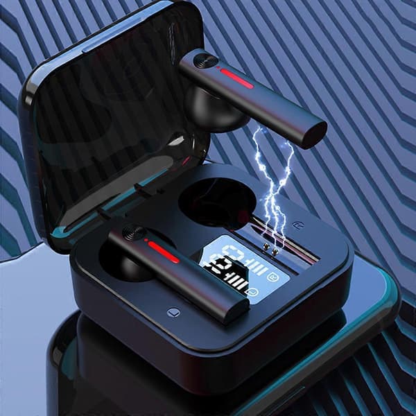 Bluetooth-kompatible hodetelefoner i øret med Hifi Stereo Gaming-ørepropper