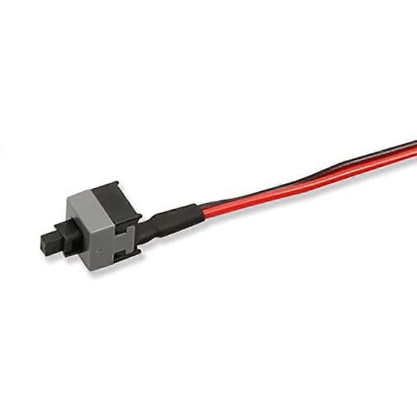 Computer Host Switch Line Reset Kabel On/Off Trykknap 2 Pin med 2 Pakker