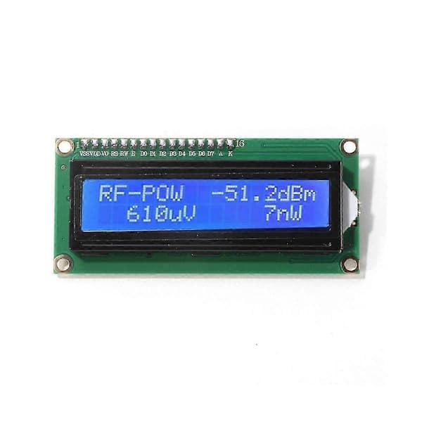 Multi-funksjonell Praktisk 1MHz-10GHz -50-0DBm Effektmåler Programmerbar RF Effekt Demping Verdi RF Effektmåler
