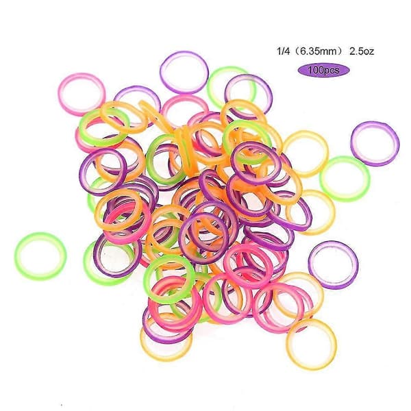 100 st/set Professionella Elastiska Tandgummiband Oral Ortodonti Verktyg 2.5oz