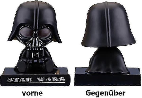 Bobble Head Bilpynt, Statue Kreativ Biltilbehør Darth Vader Action Figur Bobble Head Do