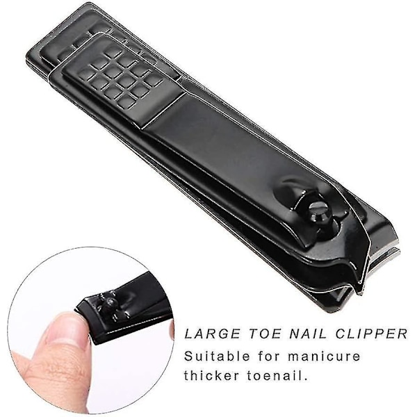 Nagelklipparset, Professionell Nagelklippare Nagel Vård Pedikyr Och Manikyr, Nagelbutik För Set & Kit Nageltrimmer, För Män & Kvinnor 3st