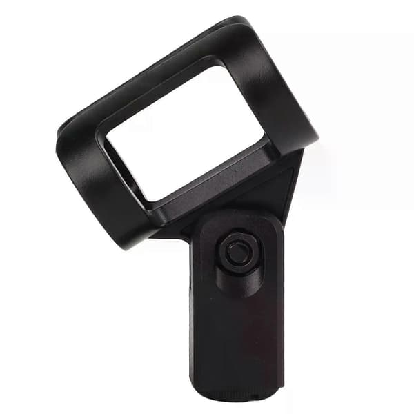 Mikrofonklips Mini Universal Justerbar Mikrofonholder med 5/8 til 3/8 Skruer for Stativ