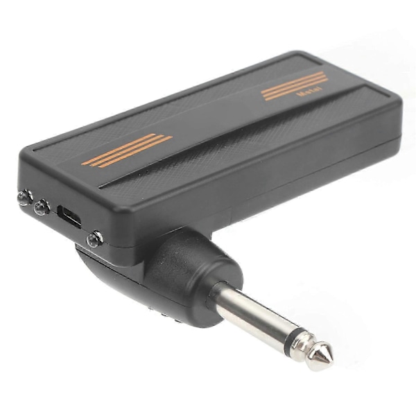 Plug Amp Elektrisk Gitarr Hörlursförstärkare Laddningsbar Portabel Distortion Effekt CA?101