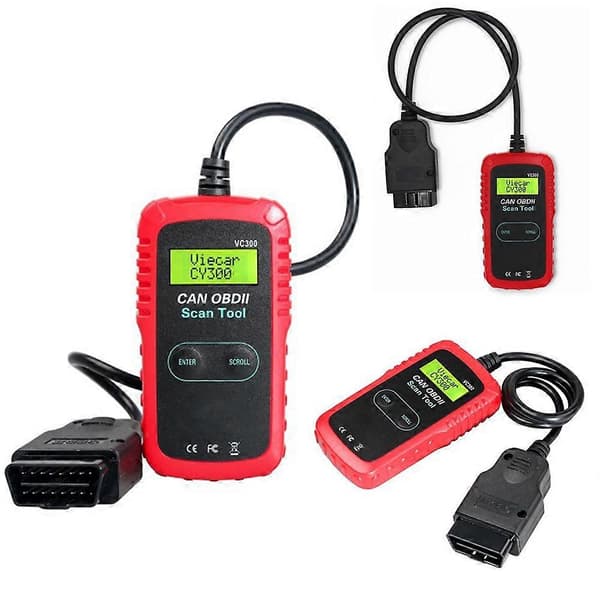 VC300 Multilingual Bil OBD OBD2 Kode Scan Læser Scanner Auto Diagnostisk Værktøj